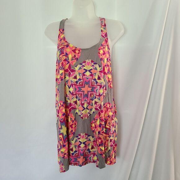CAbi Geometric Sleeveless Top Tank Top sz Small‎ - Picture 1 of 5
